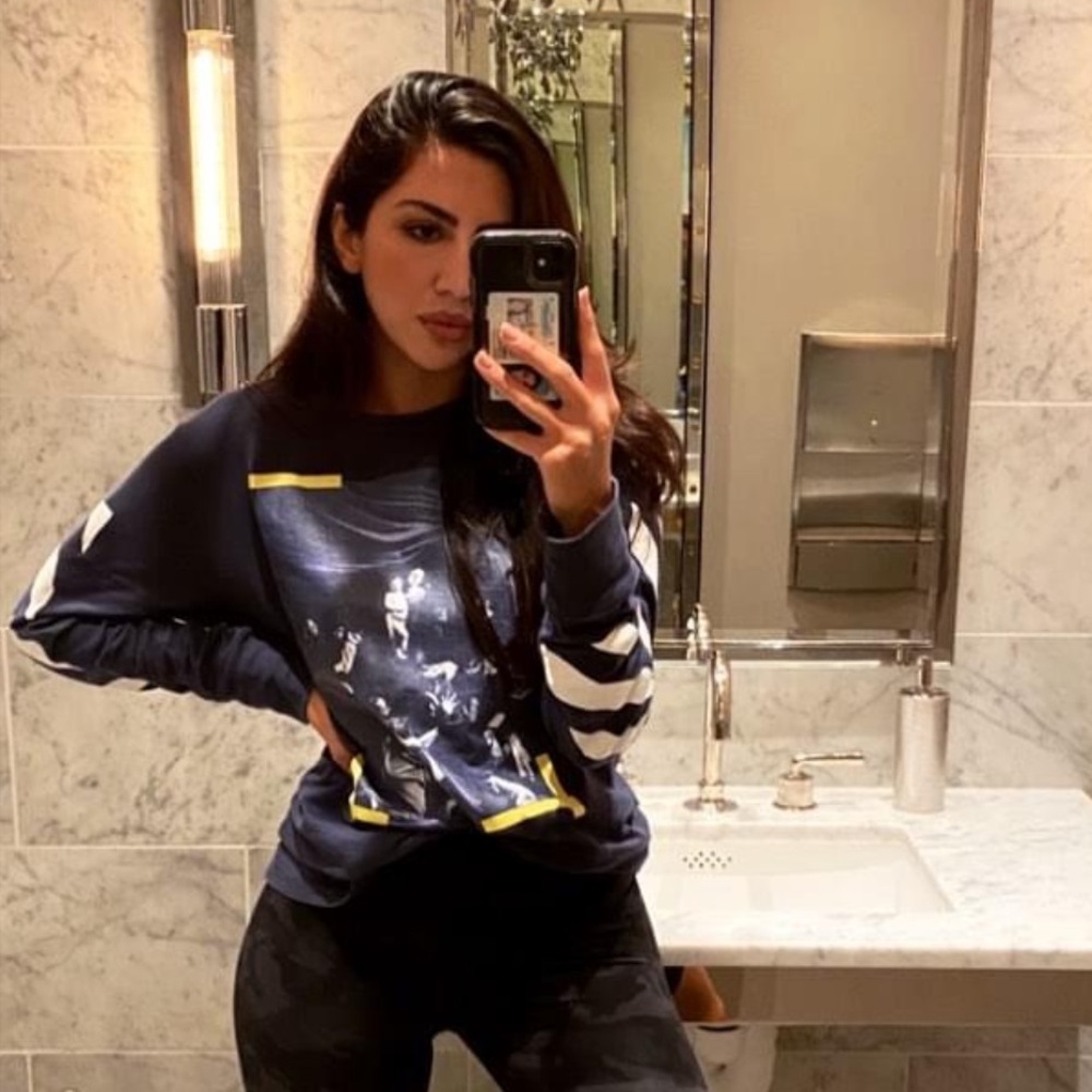 Off-White Caravaggio Long Sleeve Tee, Size S